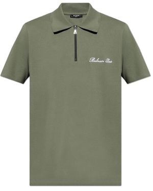 Balmain Polo Shirts - Green