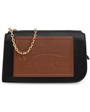 Lanvin Compagnon Schultertasche - Braun
