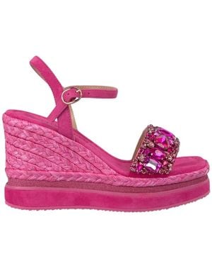 Alma En Pena. Wedges - Pink