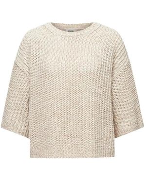 DRYKORN Round-Neck Knitwear - Natural