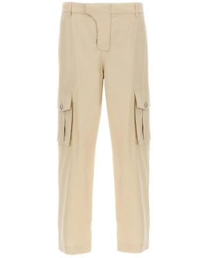 Balmain Straight Trousers - Natural