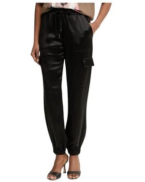 Guess Nieuwe Marzia Cargo Joggers - Zwart