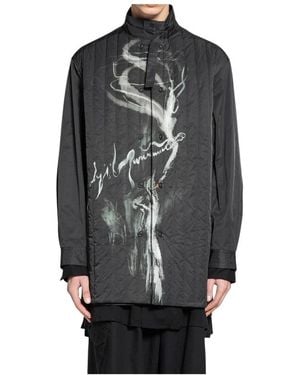 Yohji Yamamoto Light Jackets - Grey