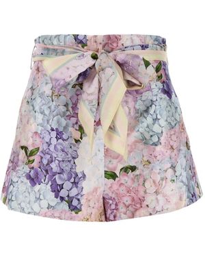 Zimmermann Short Shorts - Morado
