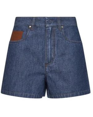 Fendi Denim Shorts - Blue