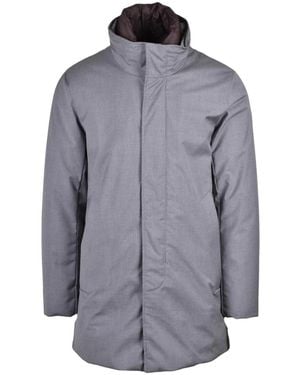 Woolrich Giaccone Mantel - Grau