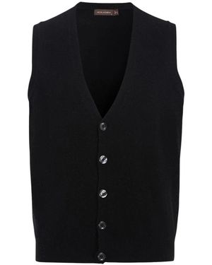 Oscar Jacobson Guiseppe Regular Fit Weste - Schwarz