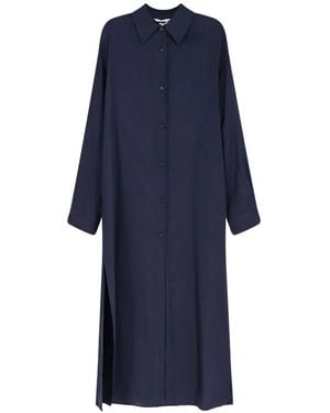 Hevò Shirt Dresses - Blue