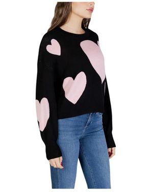 ONLY Round-Neck Knitwear - Negro