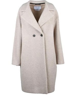 Harris Wharf London Double-Breasted Coats - Gris