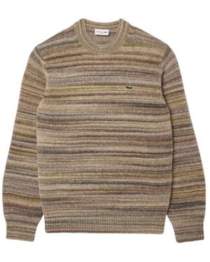 Lacoste Round-Neck Knitwear - Neutro