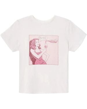 RE/DONE T-Shirts - Pink