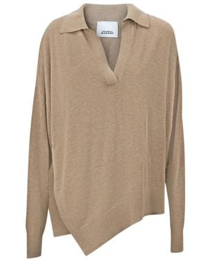 Isabel Marant V-Neck Knitwear - Naturel