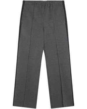 Miu Miu Straight Trousers - Gris