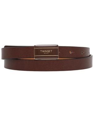 Twinset Klassischer Gürtel - Braun