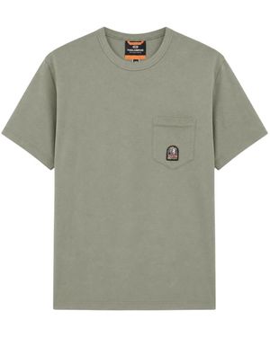 Parajumpers Tops ,Groen ,Katoen Neel Tee