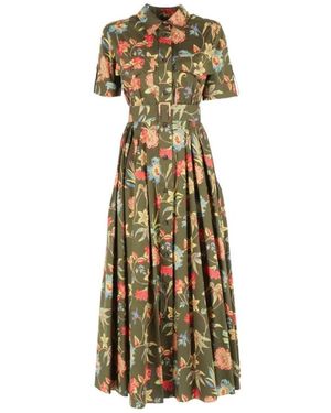 Fay Kleedjes ,Veelkleurig ,Nylon Shirt Dress - Metallic