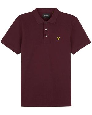 Lyle & Scott Polo Shirts - Purple