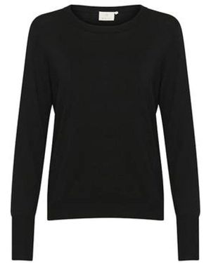 Kaffe Round-Neck Knitwear - Noir