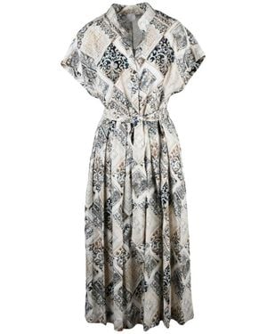 Eleventy Maxi Dresses - Metallic