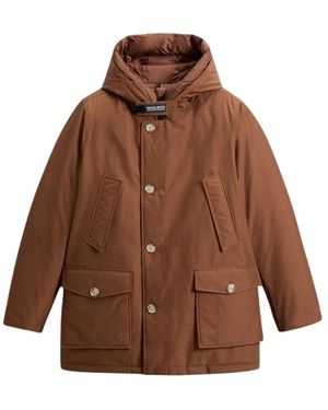 Woolrich Down Jackets - Marrone