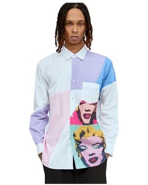 Comme des Garçons Casual Shirts - Blue