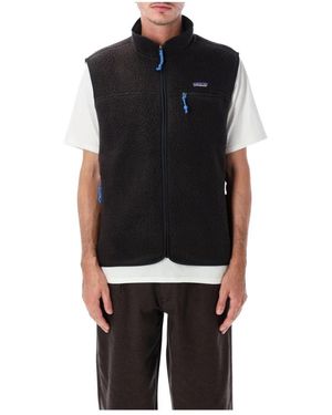 Patagonia Retro Pile Fleece Vest - Zwart