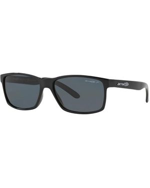 Arnette Zwart/Grijs Gepolariseerde Zonnebril Slickster