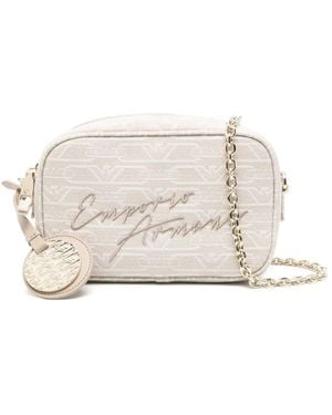 Emporio Armani Cross Body Bags - White
