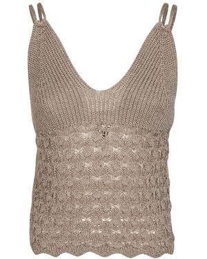 Akep Sleeveless Tops - Gray