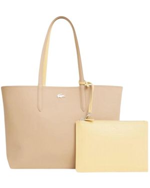 Lacoste Shopping Bags - Natural