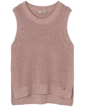 Herno Roze Gebreide Top - Bruin