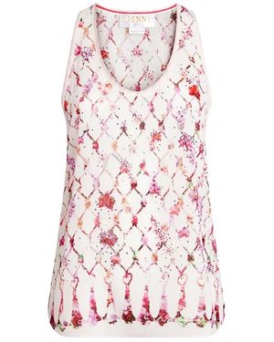 Genny Sleeveless Tops - Rose