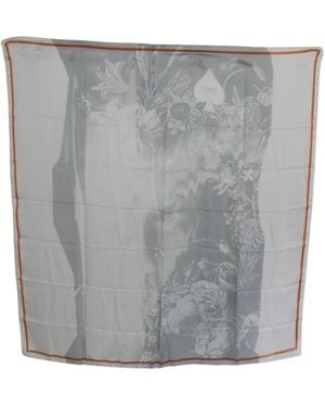 CoSTUME NATIONAL Silk Scarves - Grey