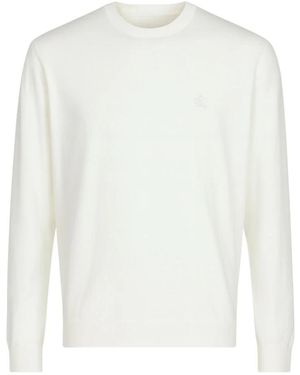 Calvin Klein Round-Neck Knitwear - Blanco