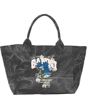 Ganni Tote Bags - Negro