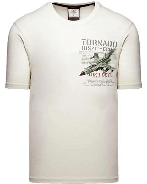 Aeronautica Militare T-Shirts - Natural