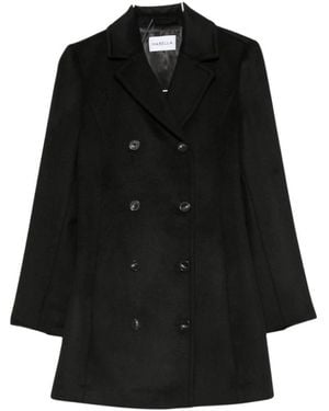 Marella Double-Breasted Coats - Nero