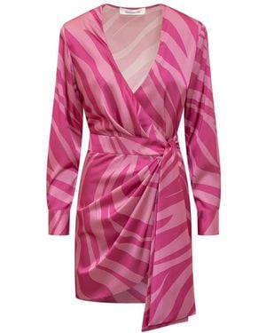 Nineminutes Wrap Dresses - Rosa