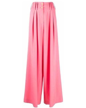 Balmain Pantalon large - Rose