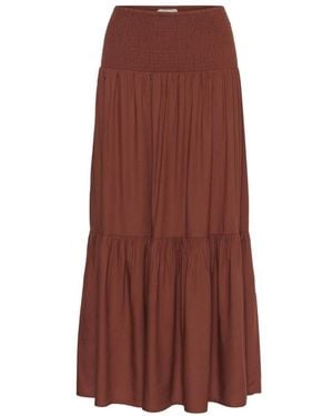 Kaffe Maxi Skirts - Marrón