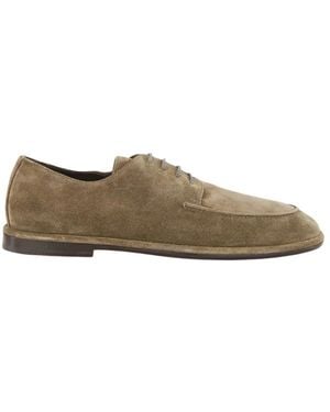 Ferragamo Laced Shoes - Naturel
