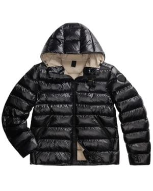 Blauer Winter Jackets - Negro
