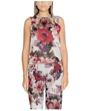 Rinascimento Sleeveless Tops - Red