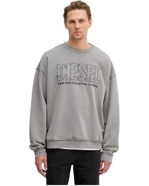 DIESEL Sweatshirts - Gris