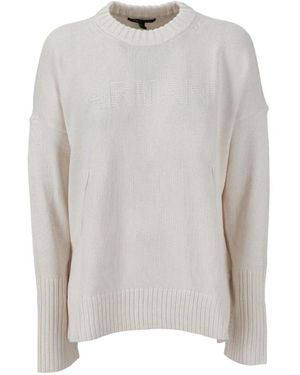 ARMANI EXCHANGE Round-Neck Knitwear - Gris