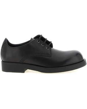 MM6 by Maison Margiela Laced Shoes - Black