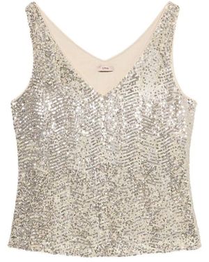 Oltre Sleeveless Tops - Neutre