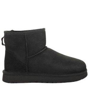 UGG Schoenen ,Zwart ,Polyester Classic Mini Ii Boot