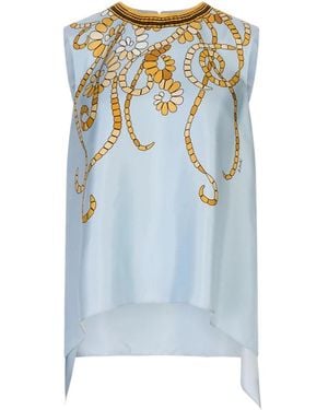 La DoubleJ Tops ,Veelkleurig ,Sleeveless Tops - Blauw